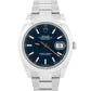 PAPERS Rolex DateJust 41mm BLUE Stainless Steel Smooth OYSTER Watch 126300 BOX
