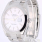 Rolex DateJust 41 Stainless Steel White 41mm 126300 Oyster Watch