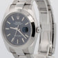 PAPERS Rolex DateJust 41mm BLUE Stainless Steel Smooth OYSTER Watch 126300 BOX