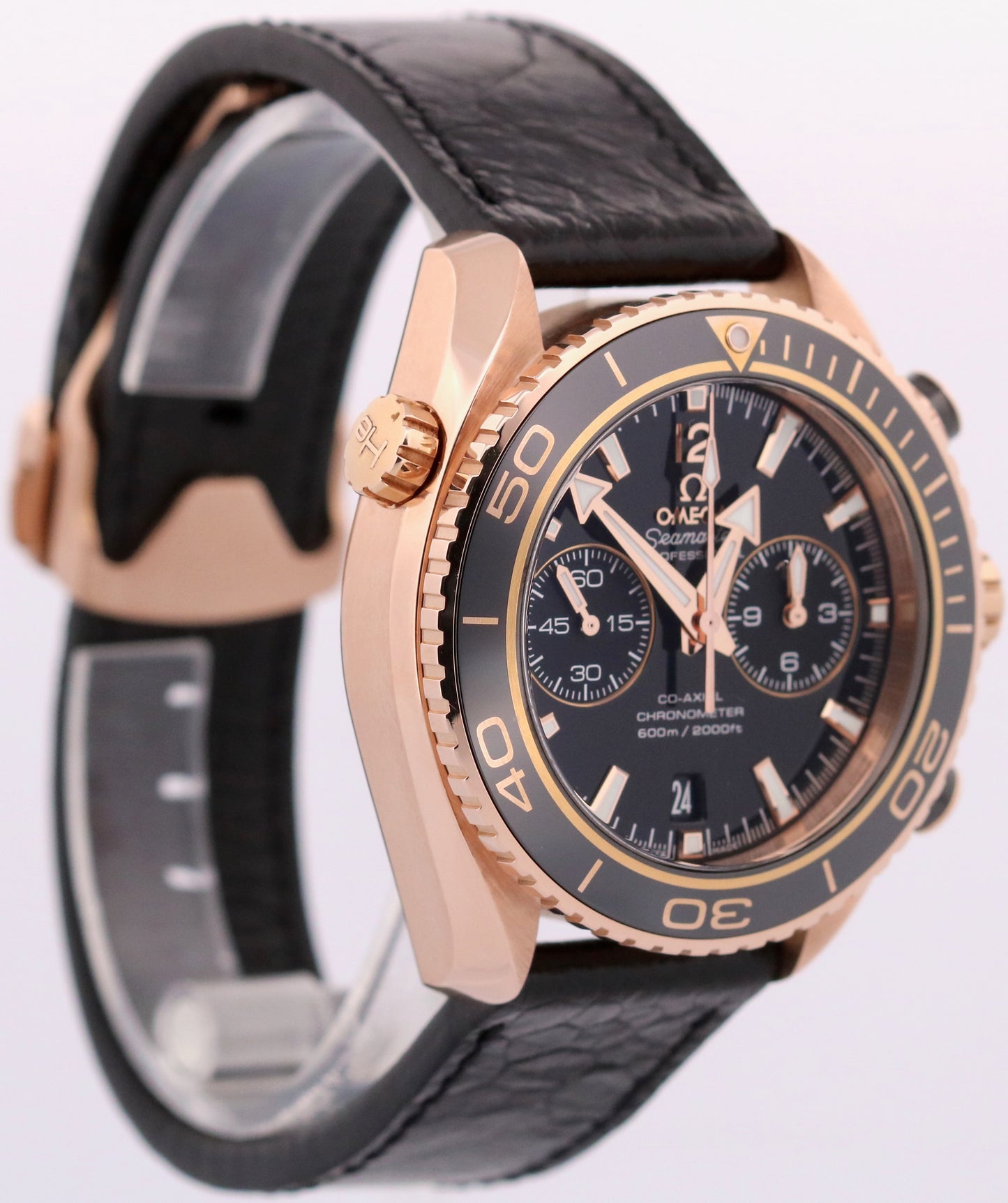 2024 PAPERS Omega Seamaster Planet Ocean 600M 18K GOLD 232.63.46.51.01.001 BOX