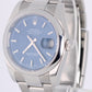 Rolex DateJust RED ROULETTE Stainless Steel BLUE 36mm Oyster 116200 Watch