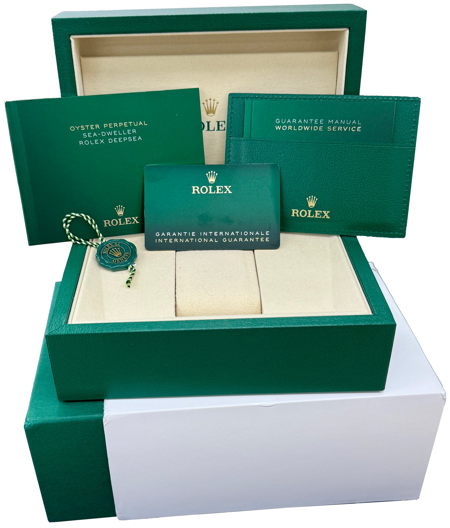 NEW 2025 PAPERS Rolex Sea-Dweller 43mm Two-Tone 18K Gold Steel Black 126603 BOX