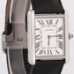 Cartier Tank Solo Large Stainless Steel Roman Quartz Leather 3169 / W5200014 BOX