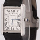 Cartier Tank Solo Large Stainless Steel Roman Quartz Leather 3169 / W5200014 BOX