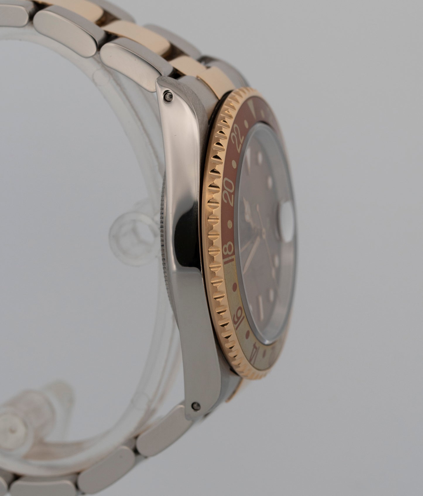 PAPERS Rolex GMT-Master II ROOT BEER Brown Two-Tone 40mm 16713 Watch BOX