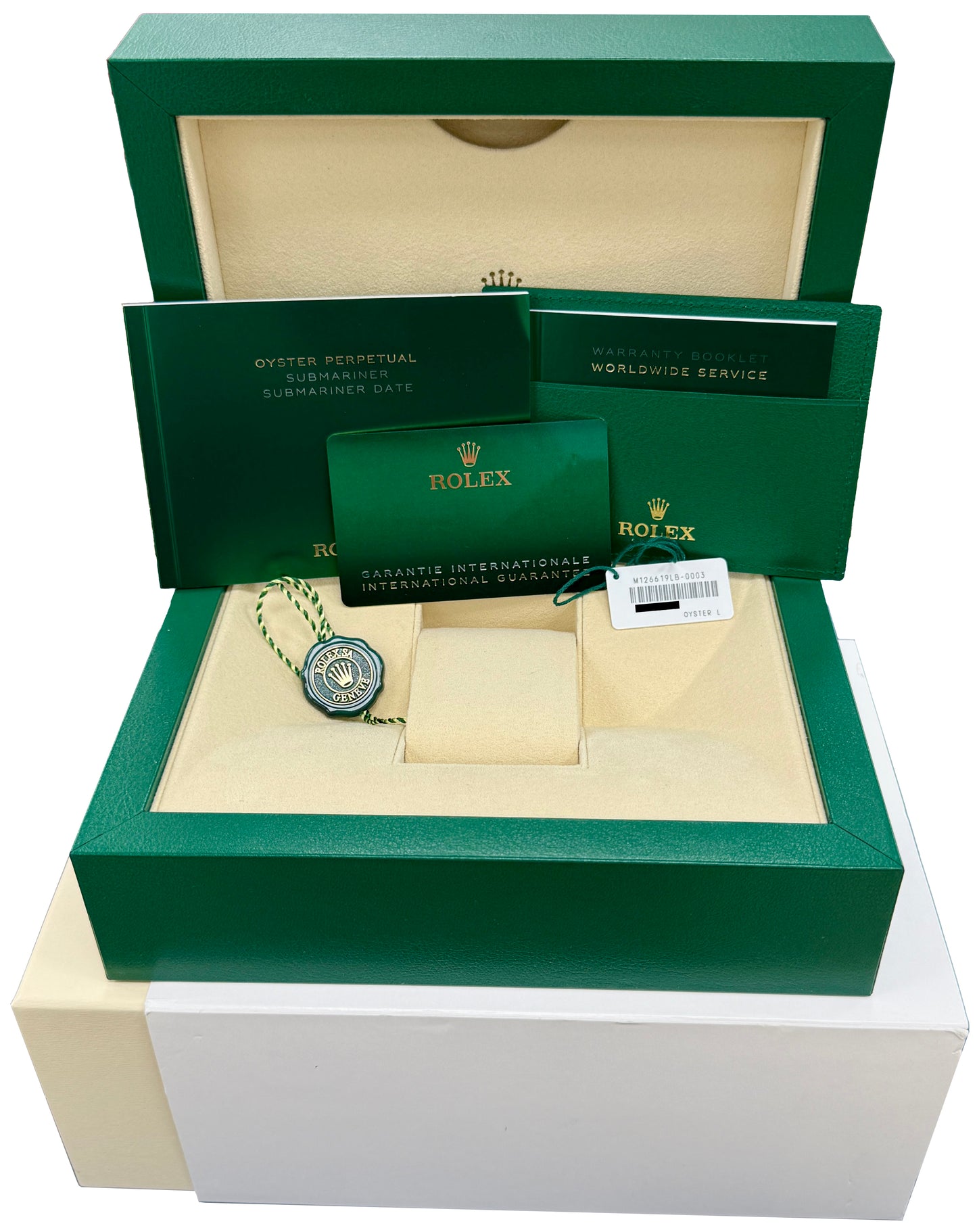 UNWORN PAPERS Rolex Submariner Date 41 BLUEBERRY White Gold Blue 126619 LB BOX