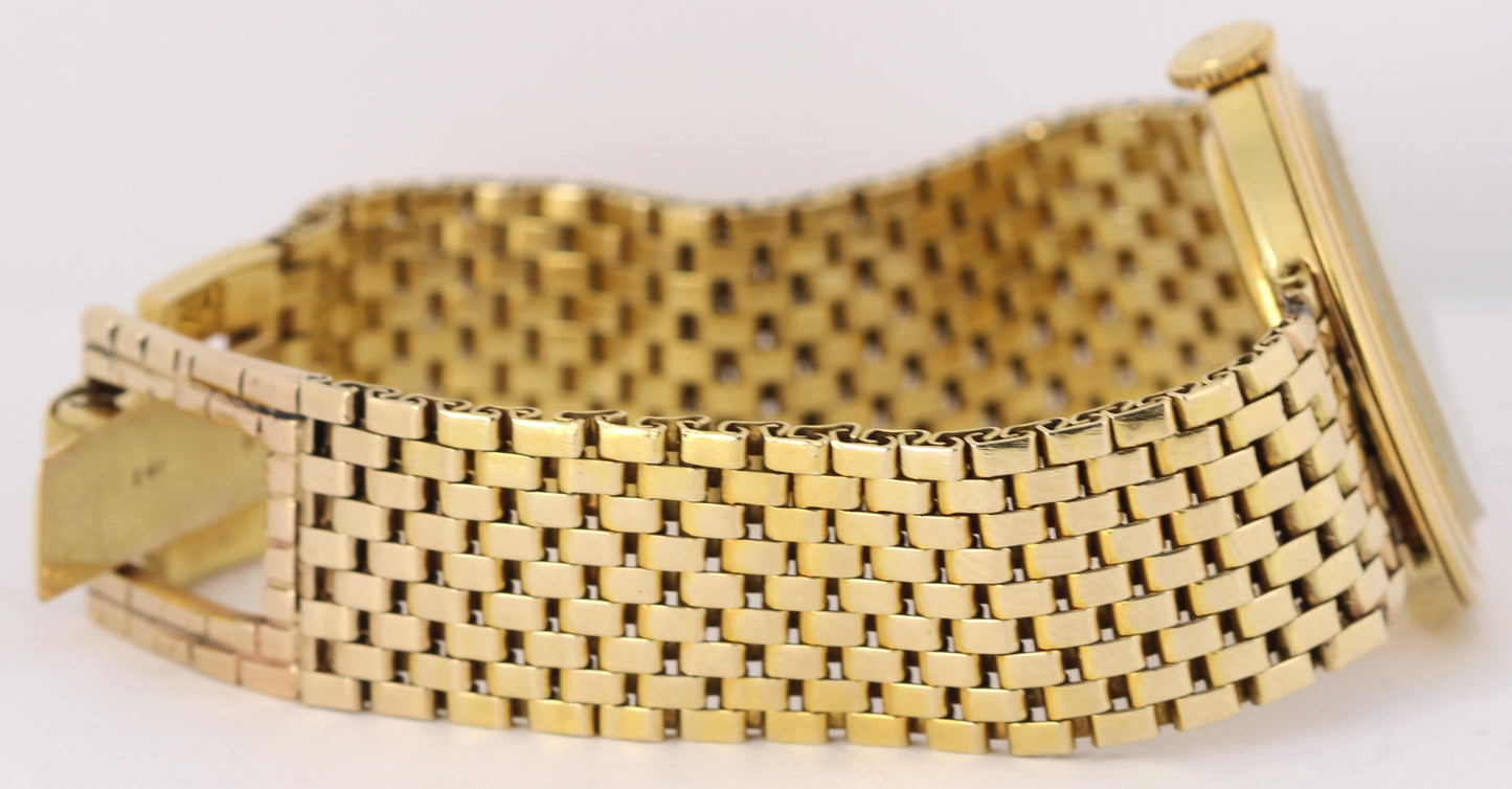 VINTAGE 1940's Vacheron Constantin Ultra Thin 18k 14k Gold Champagne 30mm Watch