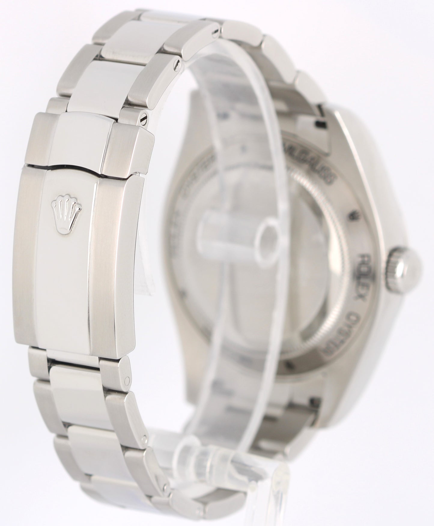 Rolex Milgauss Stainless Steel Black Green Crystal 40mm 116400 Oyster Watch