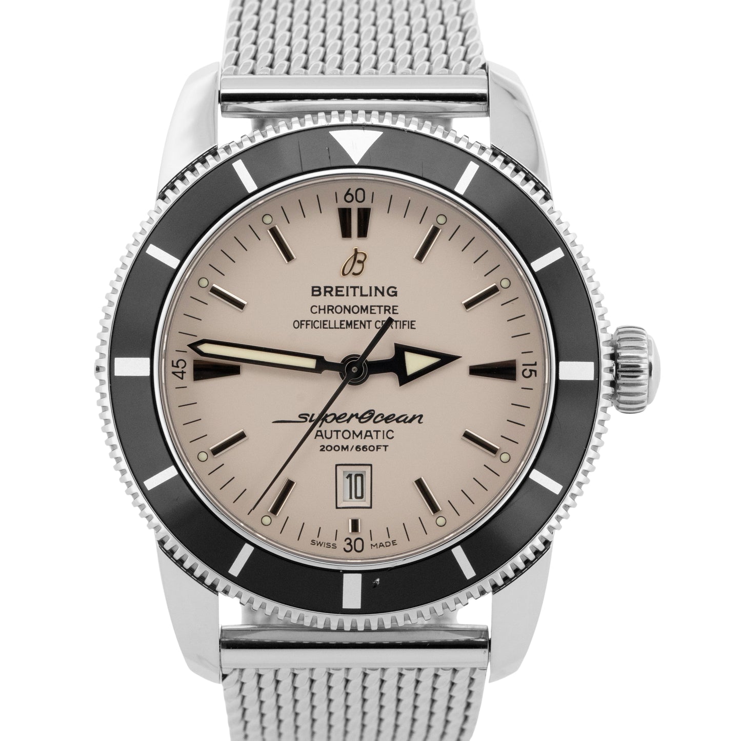 PAPERS Breitling SuperOcean Heritage White Steel 46mm Automatic Watch A17320