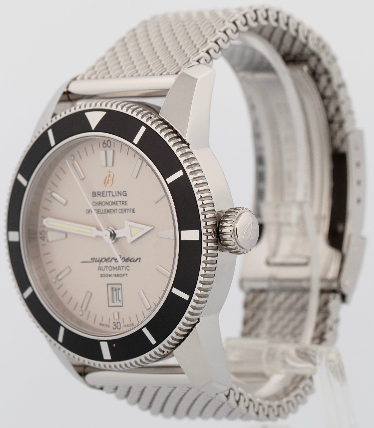 PAPERS Breitling SuperOcean Heritage White Steel 46mm Automatic Watch A17320