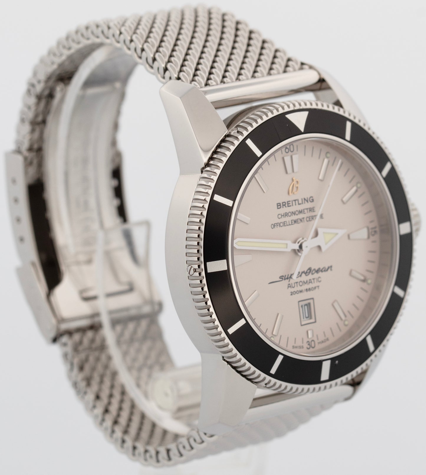 PAPERS Breitling SuperOcean Heritage White Steel 46mm Automatic Watch A17320