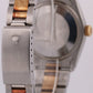 1978 Rolex Oyster Perpetual Date 34mm WHITE ROMAN 18K Gold Steel OYSTER 1505