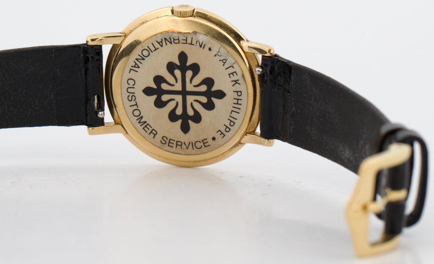 Patek Philippe Calatrava 32mm DISCO VOLANTE Ivory Manual 18K Yellow Gold 2594