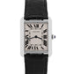 Cartier Tank Solo Large SILVER 34.80mm x 27.40mm Steel Leather 3169 / W5200003
