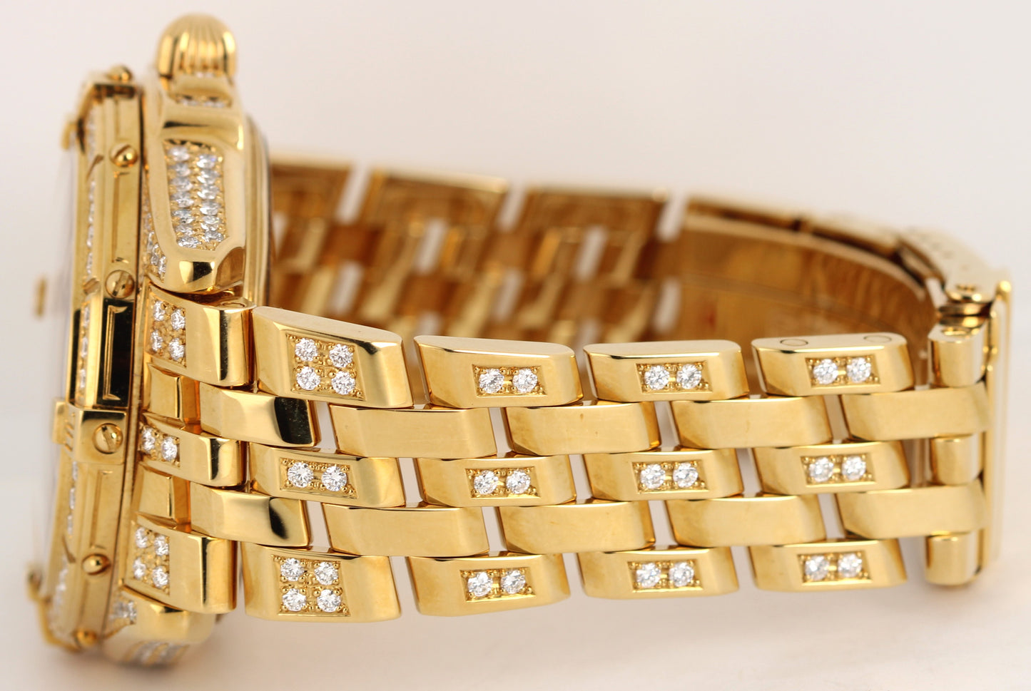 RARE Breitling Headwind PAPERS 18k Yellow Gold DIAMOND 44mm K45355 Watch BOX