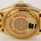 RARE Breitling Headwind PAPERS 18k Yellow Gold DIAMOND 44mm K45355 Watch BOX