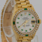 2024 RSC Rolex DateJust President FACTORY MOP EMERALD DIAMOND 18K 26mm 69078