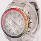 Rolex Daytona Cosmograph RAINBOW PAVE DIAMOND 18K White Gold Watch 116509 BOX