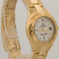 Ladies Rolex Yacht-Master FACTORY SERTI MOP DIAMOND 18K Yellow Gold 29mm 169628