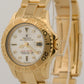 Ladies Rolex Yacht-Master FACTORY SERTI MOP DIAMOND 18K Yellow Gold 29mm 169628