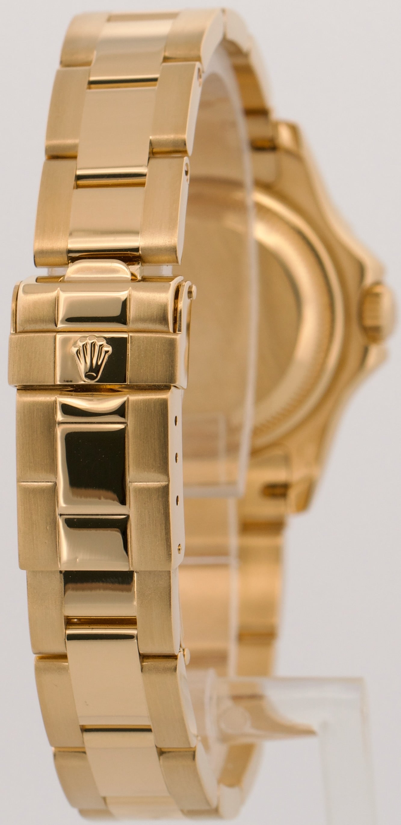 Ladies Rolex Yacht-Master FACTORY SERTI MOP DIAMOND 18K Yellow Gold 29mm 169628