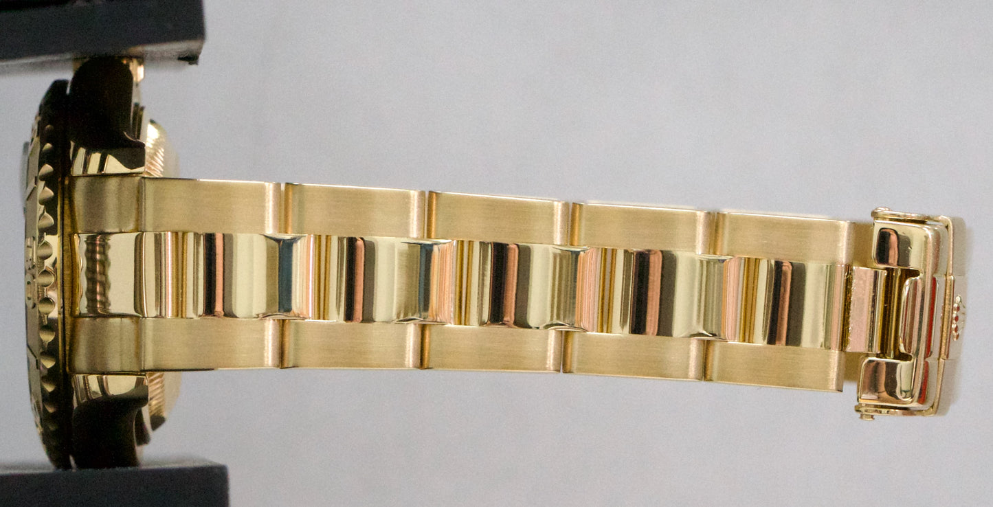 Ladies Rolex Yacht-Master FACTORY SERTI MOP DIAMOND 18K Yellow Gold 29mm 169628