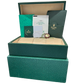2002 PAPERS Rolex Day-Date President GREEN 18K Yellow Gold 36mm 118238 Watch BOX