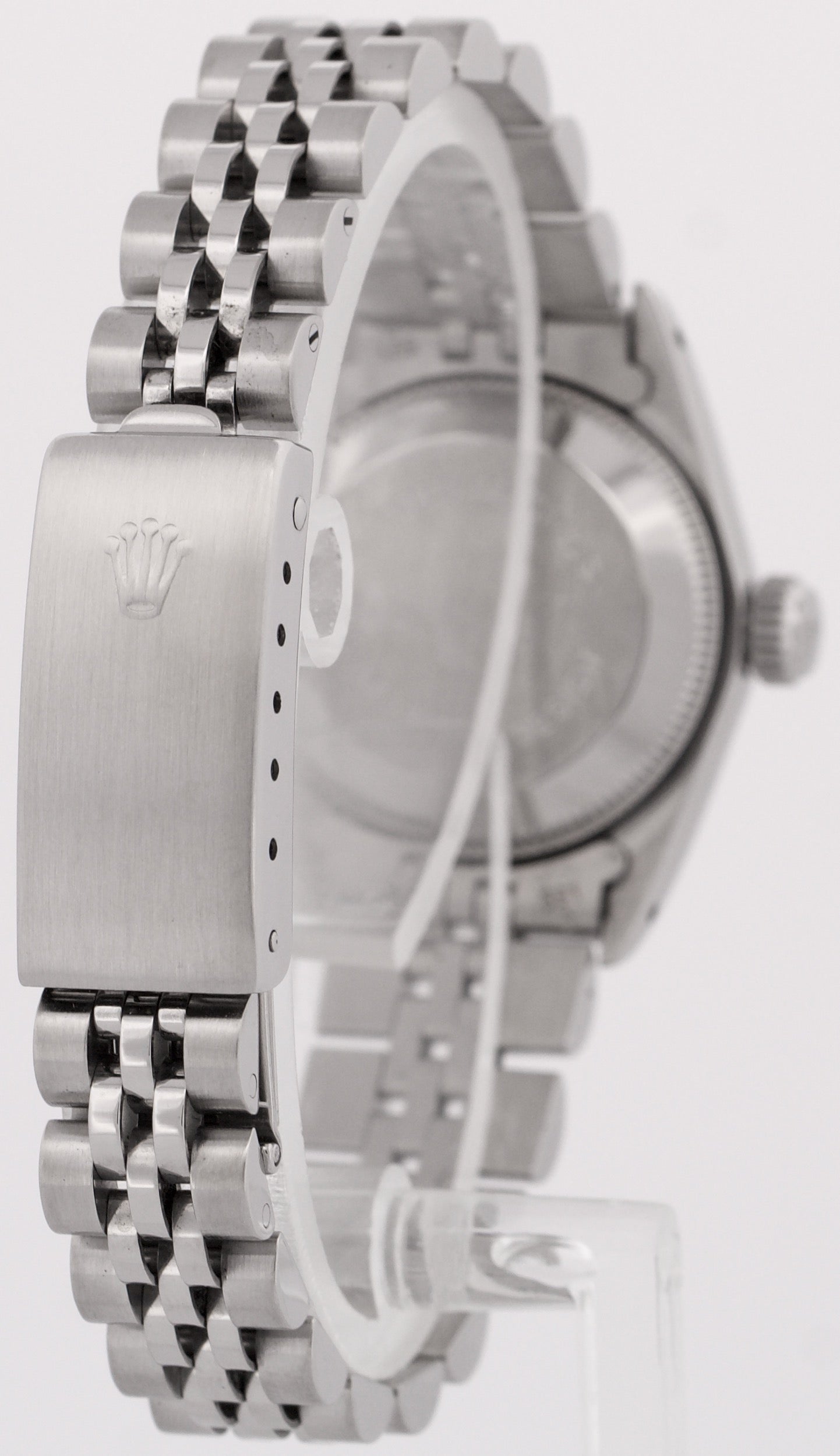 Rolex Oyster Perpetual Silver POOL INTAIRDRIL Steel Jubilee 24mm Watch 67180 BOX