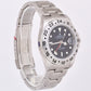 STICKERED UNWORN Rolex Explorer II REHAUT Black Steel 3186 40mm PAPERS 16570 BOX