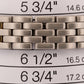 Cartier Panthere TWO ROW 18K Gold Steel DIAMOND 27mm IVORY W25028B6 187949 Watch