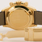 Rolex Daytona Cosmograph IVORY PANDA 18K Yellow Gold Brown Leather 116518 Watch