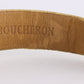 Boucheron Carree PAPERS 18k Gold YELLOW DIAMOND Mother of Pearl AJ410452 BOX