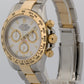 2023 PAPERS Rolex Daytona WHITE Two-Tone Stainless 18K Yellow Gold 116503 BOX