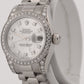 Rolex DateJust President FACTORY MOP DIAMOND BEZEL 26mm 18K White Gold 179159