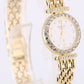 VINTAGE 1987 PAPERS Chopard 18k Yellow Gold DIAMOND White 18mm 828 Quartz Watch
