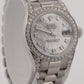 Rolex DateJust President FACTORY MOP DIAMOND BEZEL 26mm 18K White Gold 179159