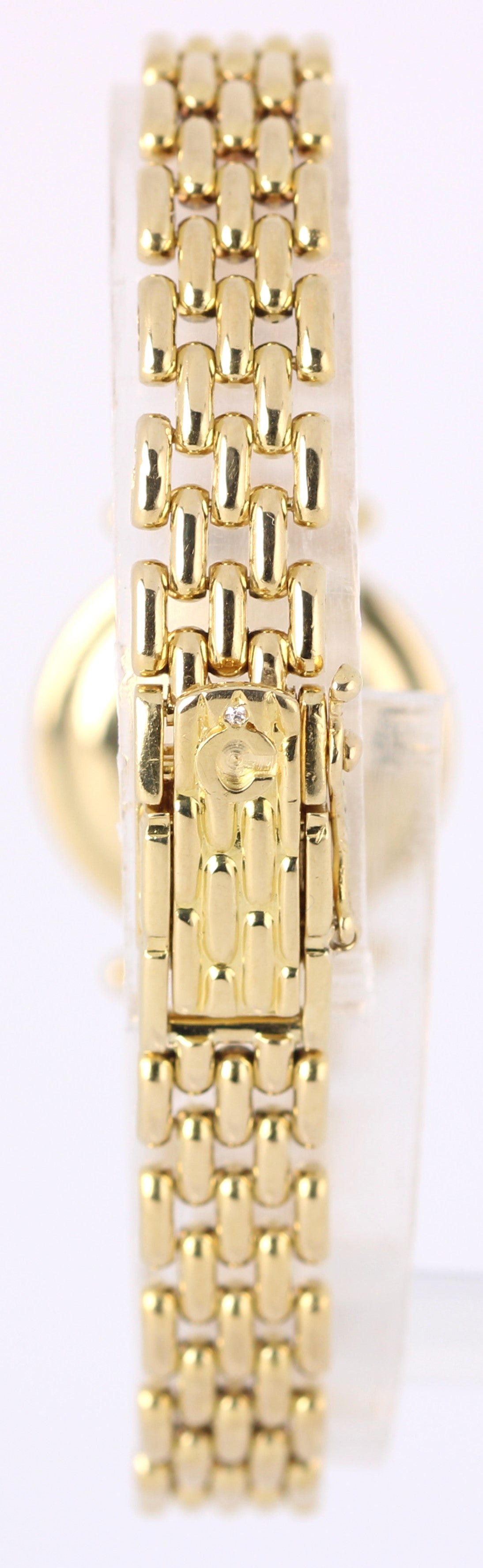 VINTAGE 1987 PAPERS Chopard 18k Yellow Gold DIAMOND White 18mm 828 Quartz Watch