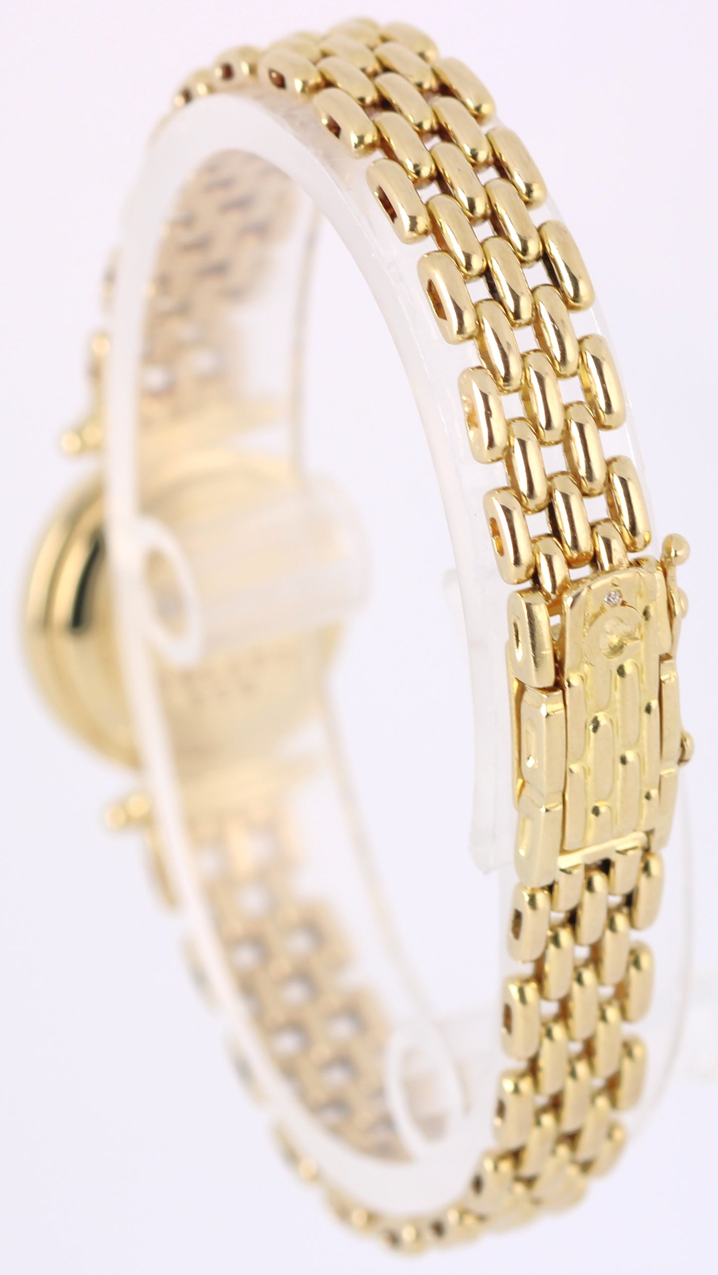 VINTAGE 1987 PAPERS Chopard 18k Yellow Gold DIAMOND White 18mm 828 Quartz Watch
