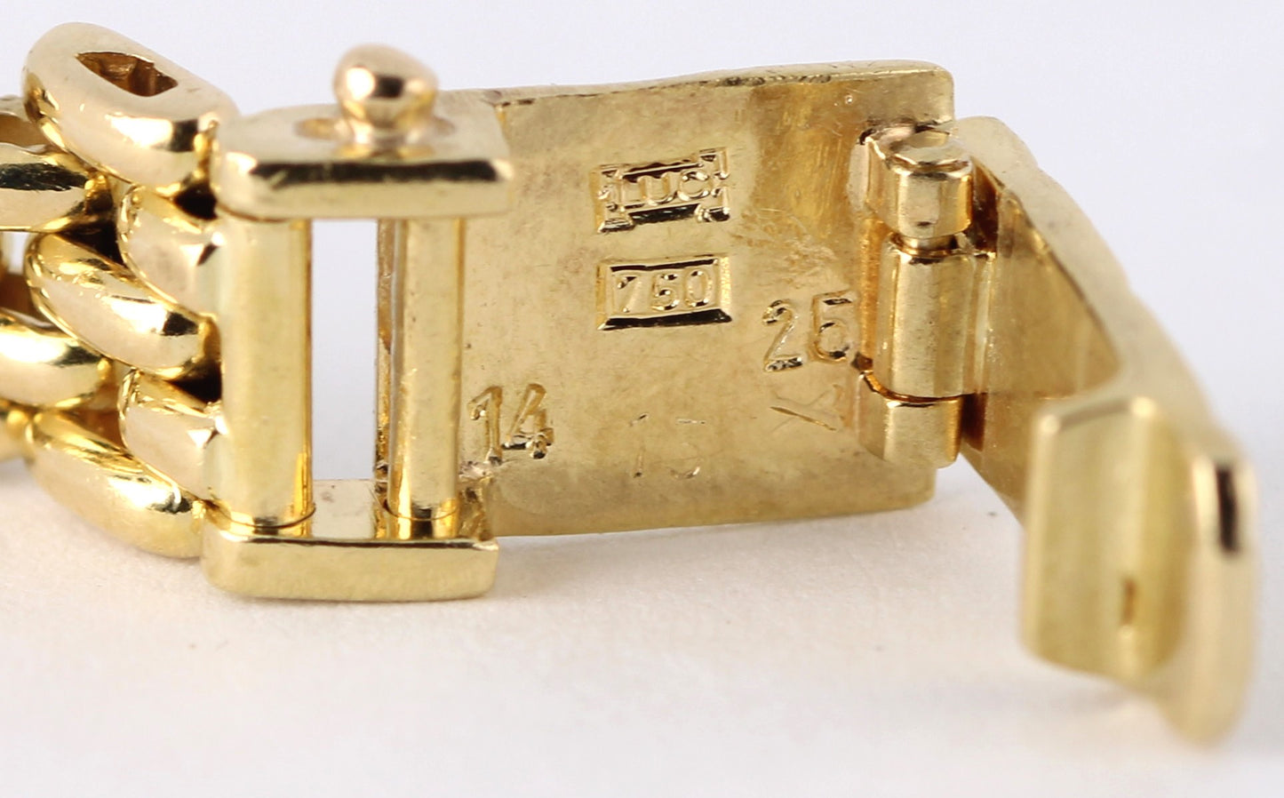 VINTAGE 1987 PAPERS Chopard 18k Yellow Gold DIAMOND White 18mm 828 Quartz Watch
