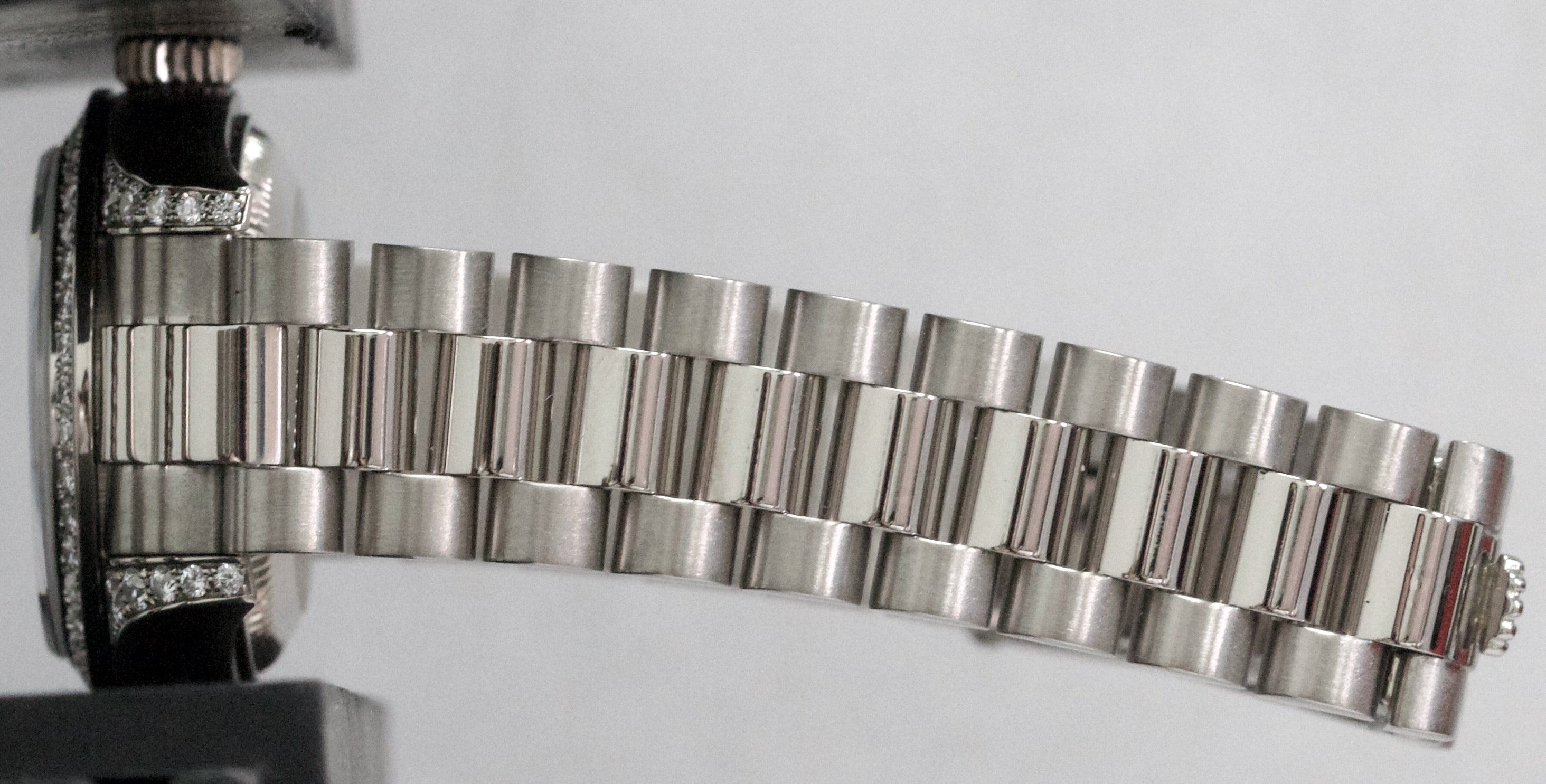 Rolex DateJust President FACTORY MOP DIAMOND BEZEL 26mm 18K White