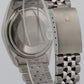 Rolex DateJust 36mm ORANGE Stainless Steel 18K White Gold JUBILEE Fluted 16014