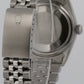 Rolex DateJust 36mm ORANGE Stainless Steel 18K White Gold JUBILEE Fluted 16014