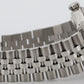 Rolex DateJust 36mm ORANGE Stainless Steel 18K White Gold JUBILEE Fluted 16014