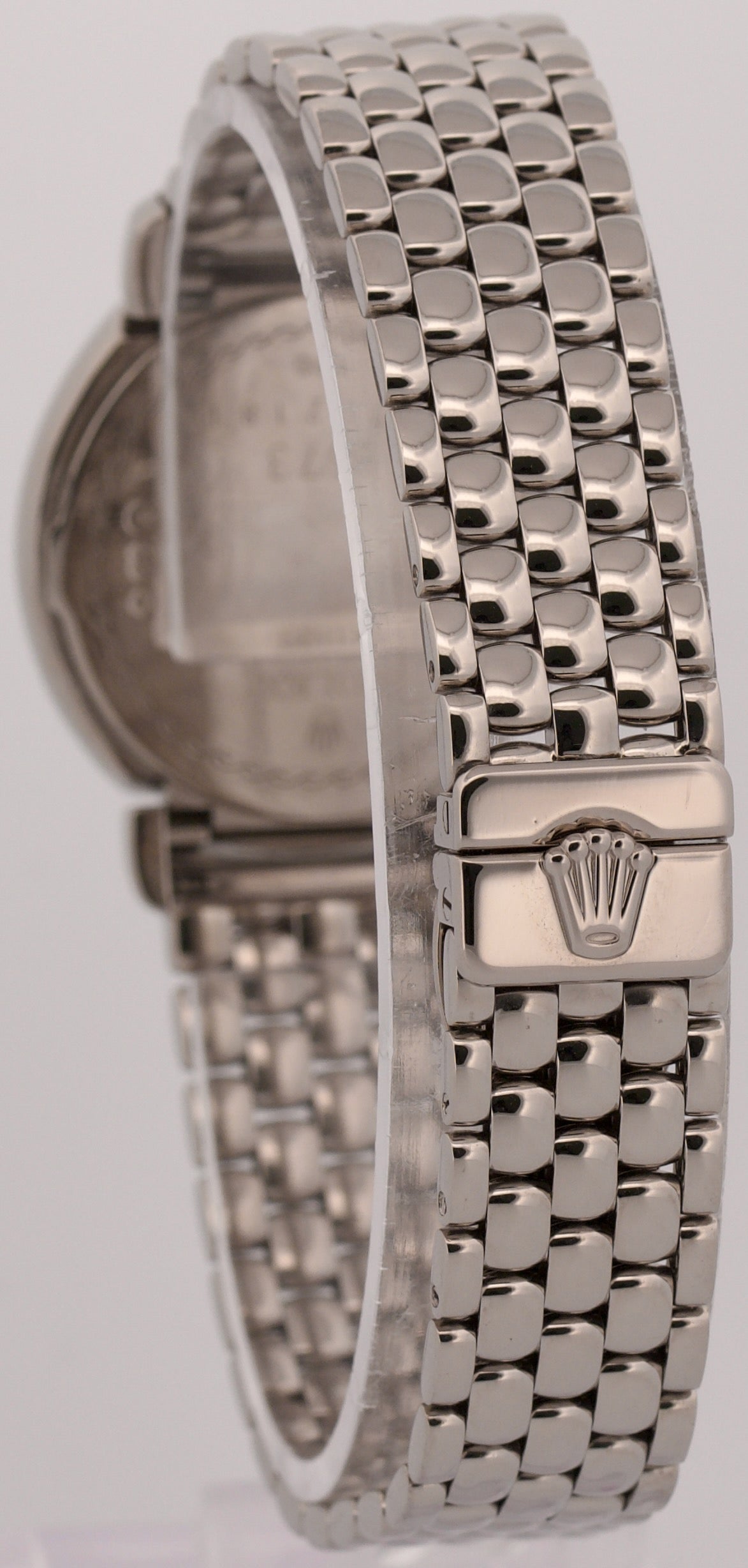 PAPERS Rolex Cellini Cellissima SILVER JUBILEE DIAMOND 18K White Gold 6673/9 BOX