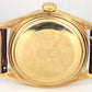 RARE MATTE BLUE TRACK DIAL Rolex Day-Date 18k Yellow Gold Fluted 36mm 1803 Watch