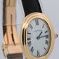 2026 SERVICE Cartier Baignoire 18K Yellow Gold 22mm White Roman Quartz 78094