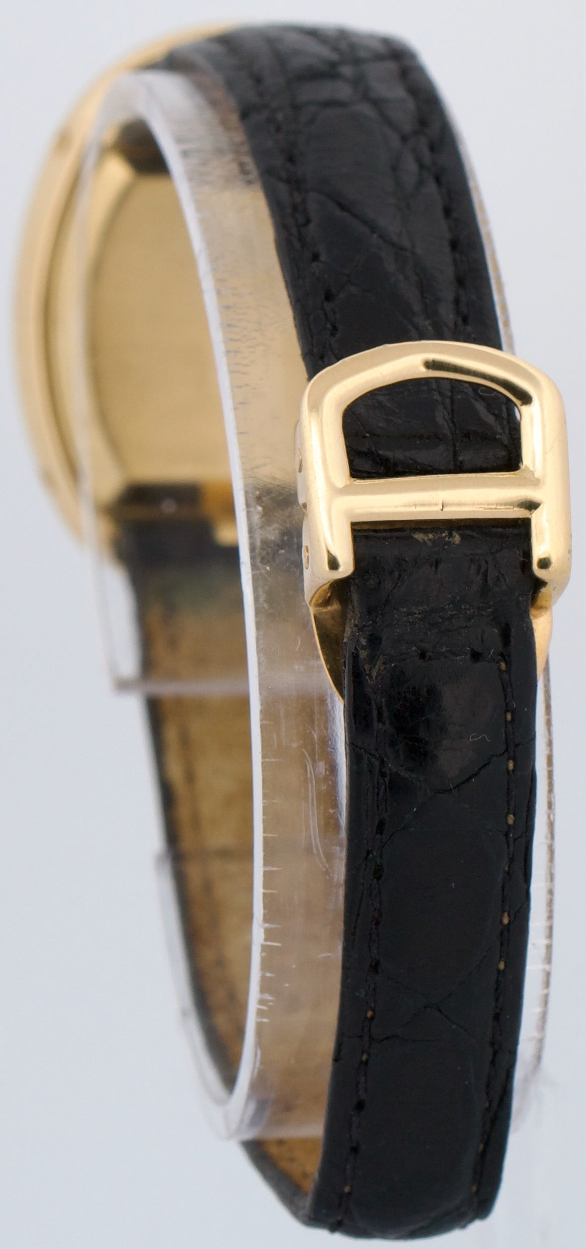 2026 SERVICE Cartier Baignoire 18K Yellow Gold 22mm White Roman Quartz 78094