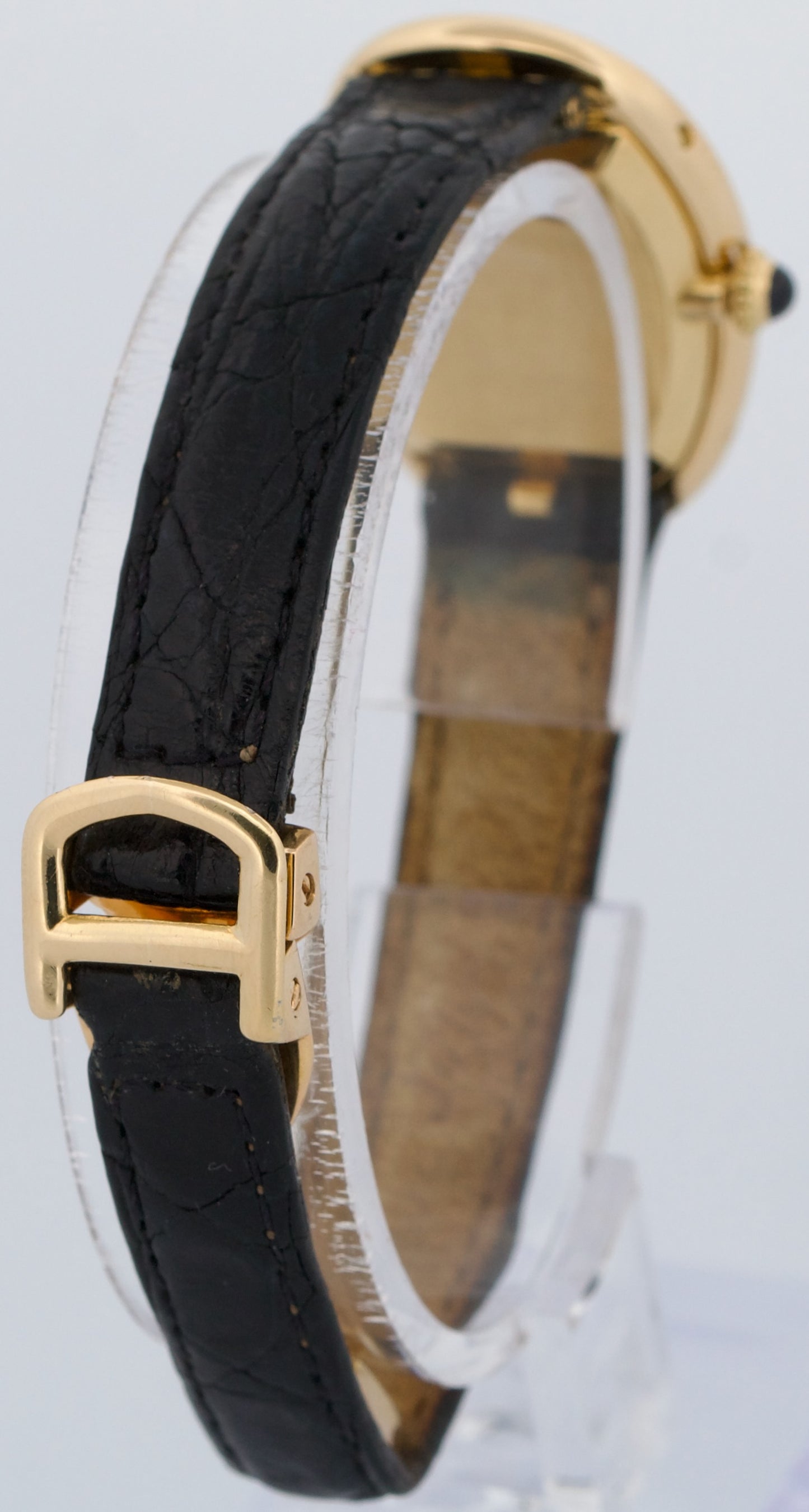 2026 SERVICE Cartier Baignoire 18K Yellow Gold 22mm White Roman Quartz 78094