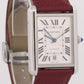 MINT 2022 PAPERS Cartier Tank Must XL SILVER 31mm Steel WSTA0040 Red 4324 BOX