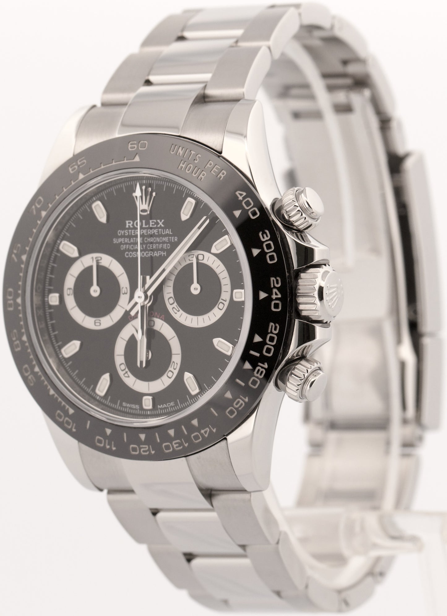 2023 PAPERS Rolex Daytona BLACK Ceramic Stainless Steel 40mm 116500 LN Watch BOX
